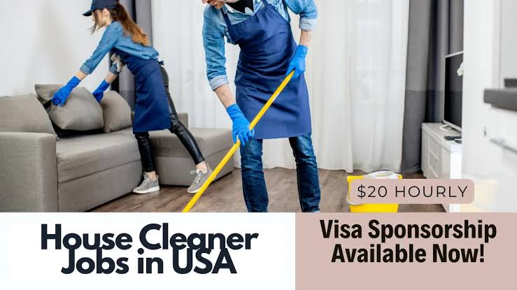 Cleaning Jobs in USA for Foreign Workers