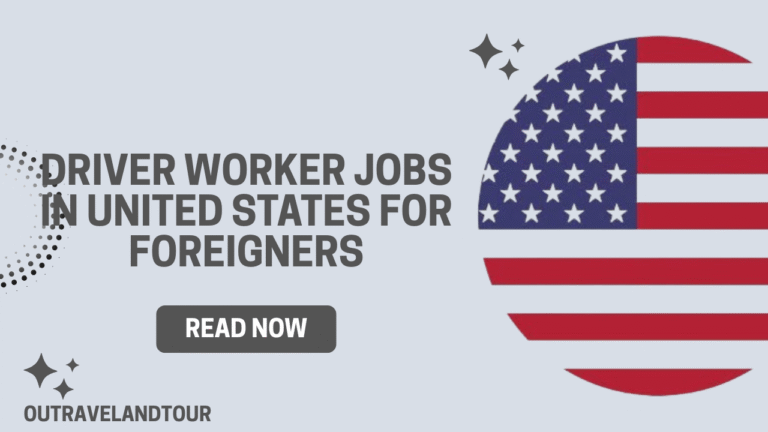 Driver Jobs in USA for Foreign Workers