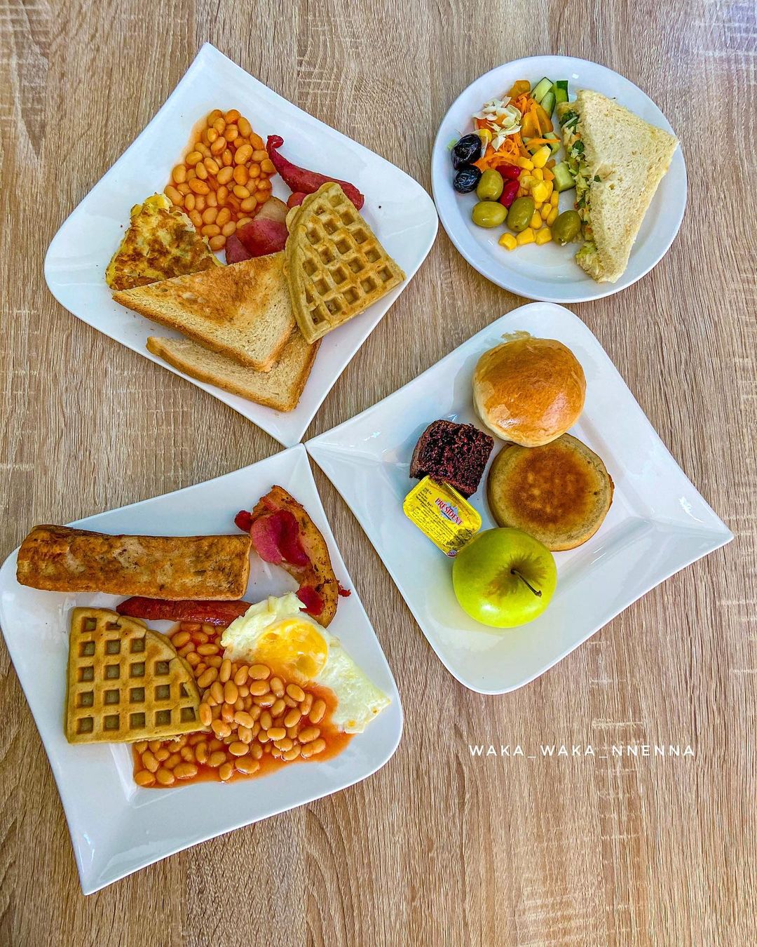 Breakfast Buffet at Cafe Chocolat Abuja Ou Travel and Tour