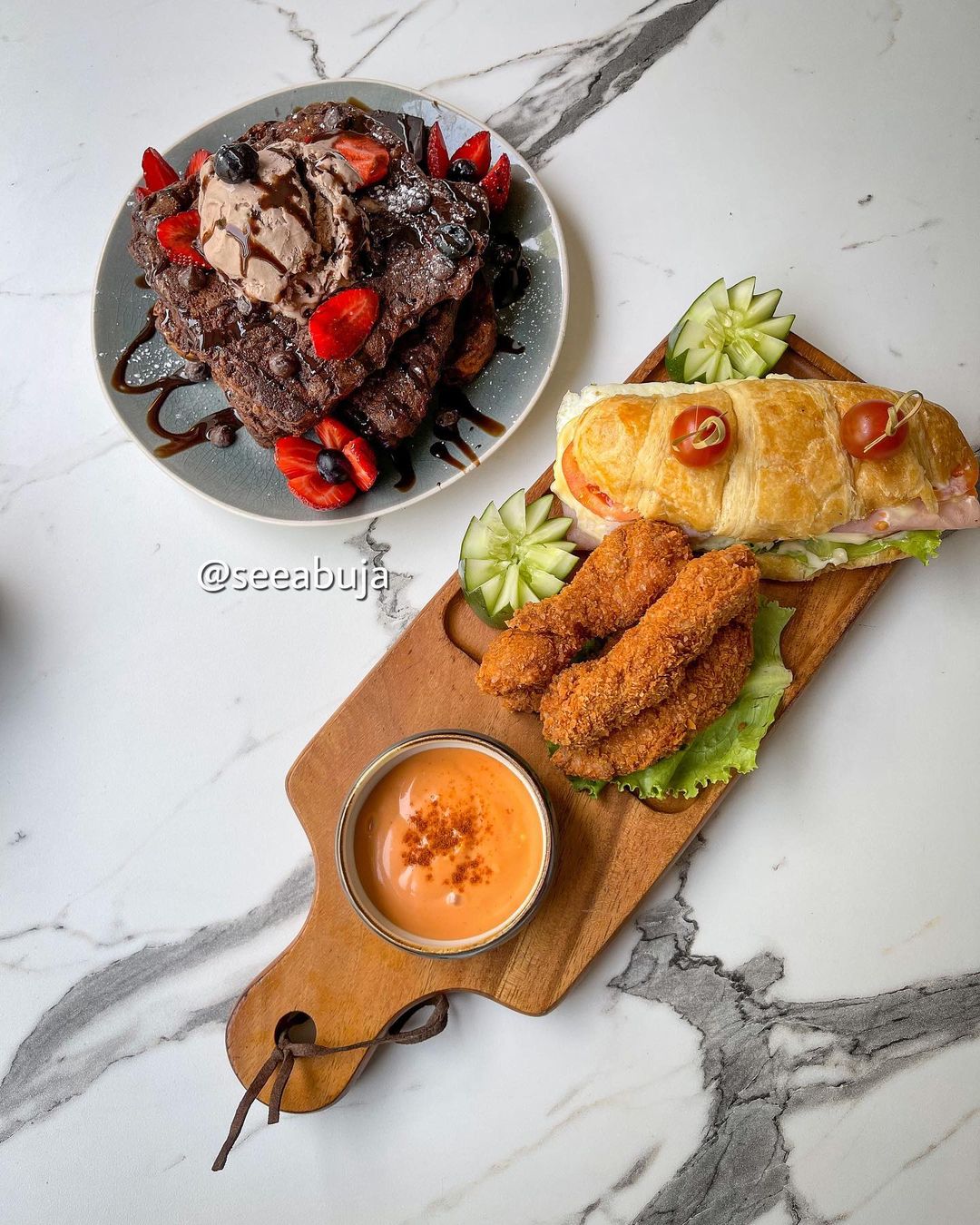 Breakfast at Cafe Dimanche Abuja Ou Travel and Tour